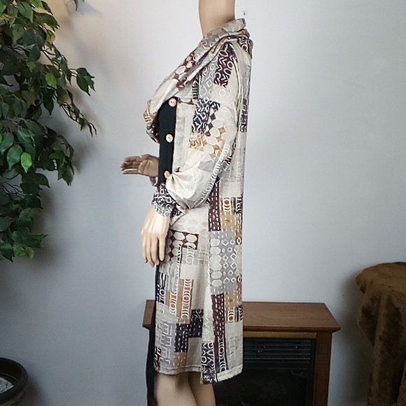 NWT Noracora Cowl Neck Tunic Dress, women's size 3XL - Picture 5 of 13